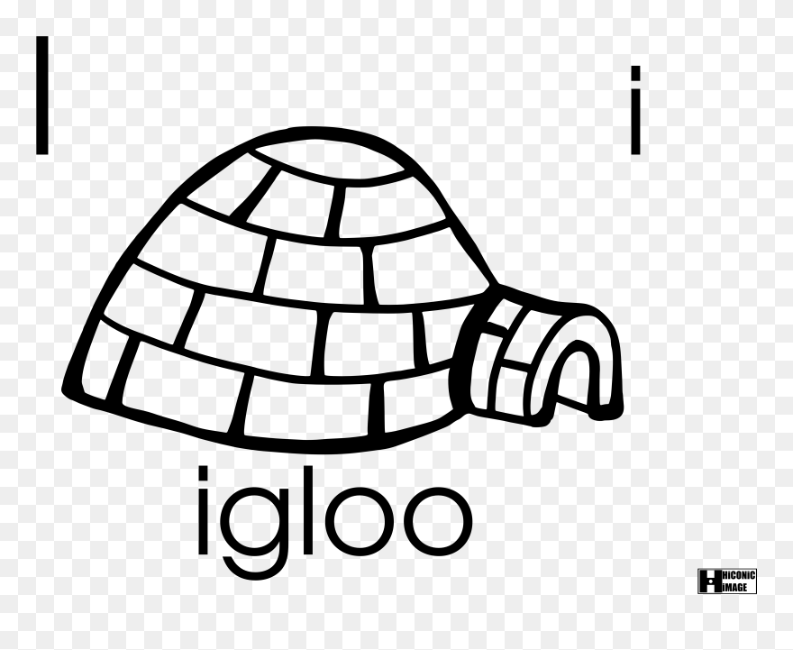 Short Clipart Vowel Sounds, Short Vowel Sounds Transparent - Vowel I For Igloo - Png Download