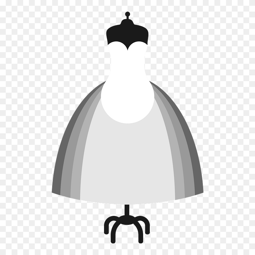 Wedding Dress Clipart - Lampshade - Png Download