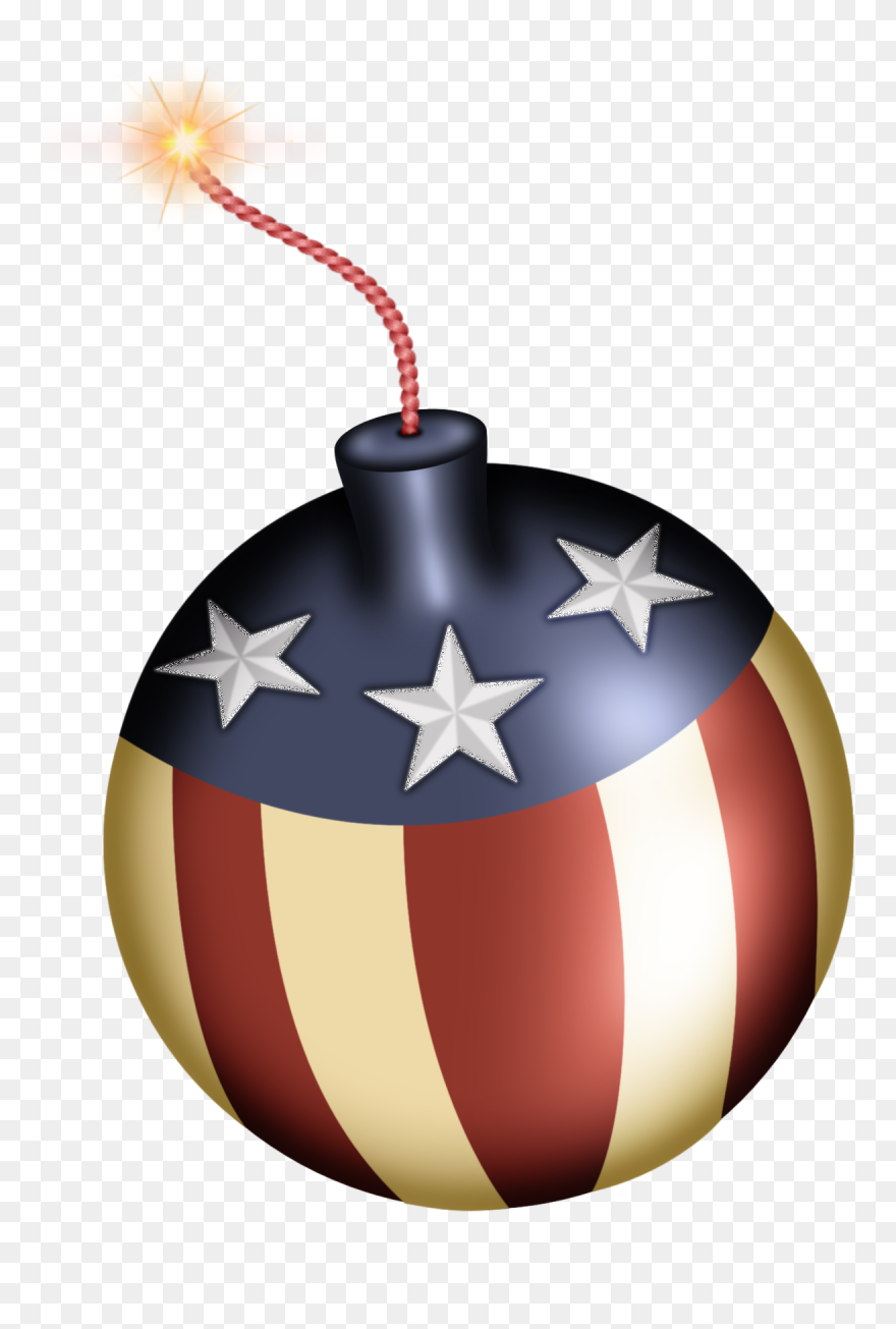 Transparent 4th Of July Clip Art - Firecracker Clipart 4th July - Png Download