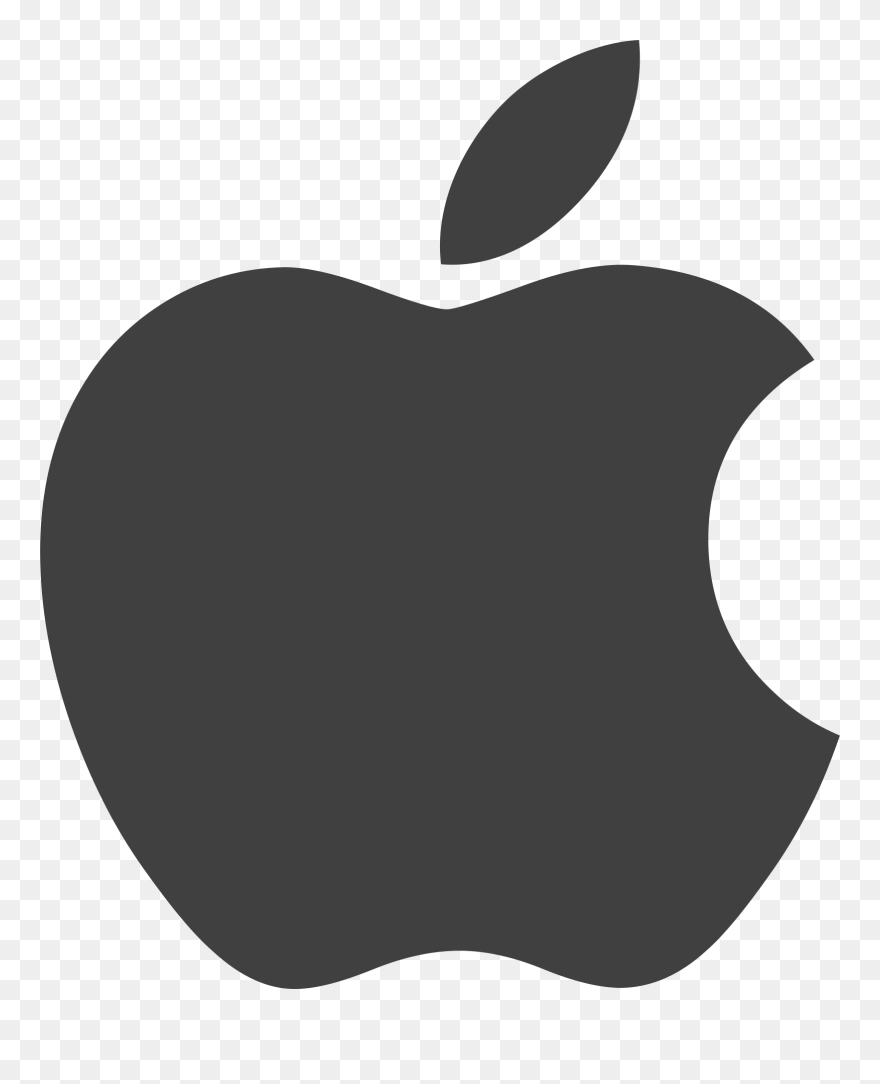 Apple Clip Art - Apple Logo Black Png Transparent Png