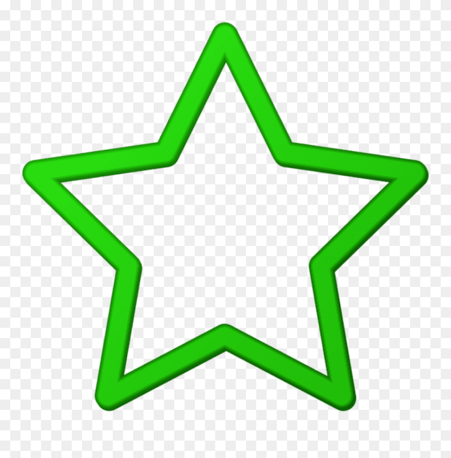 Transparent Apples Border Clipart - Clip Art Green Star - Png Download