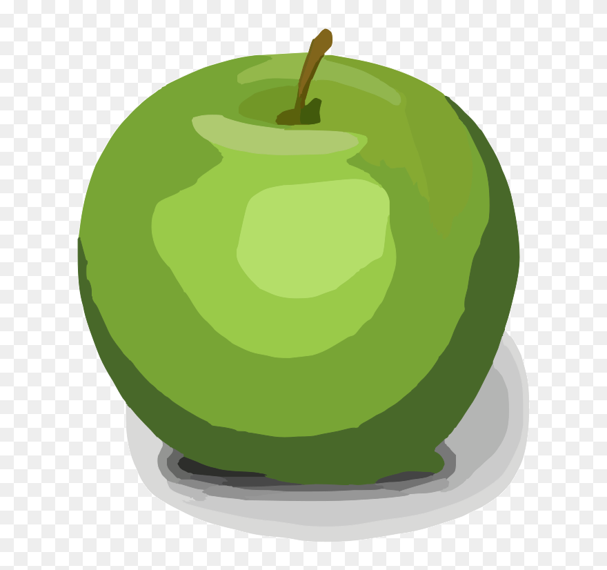 Apple Svg Clip Arts - Granny Smith - Png Download
