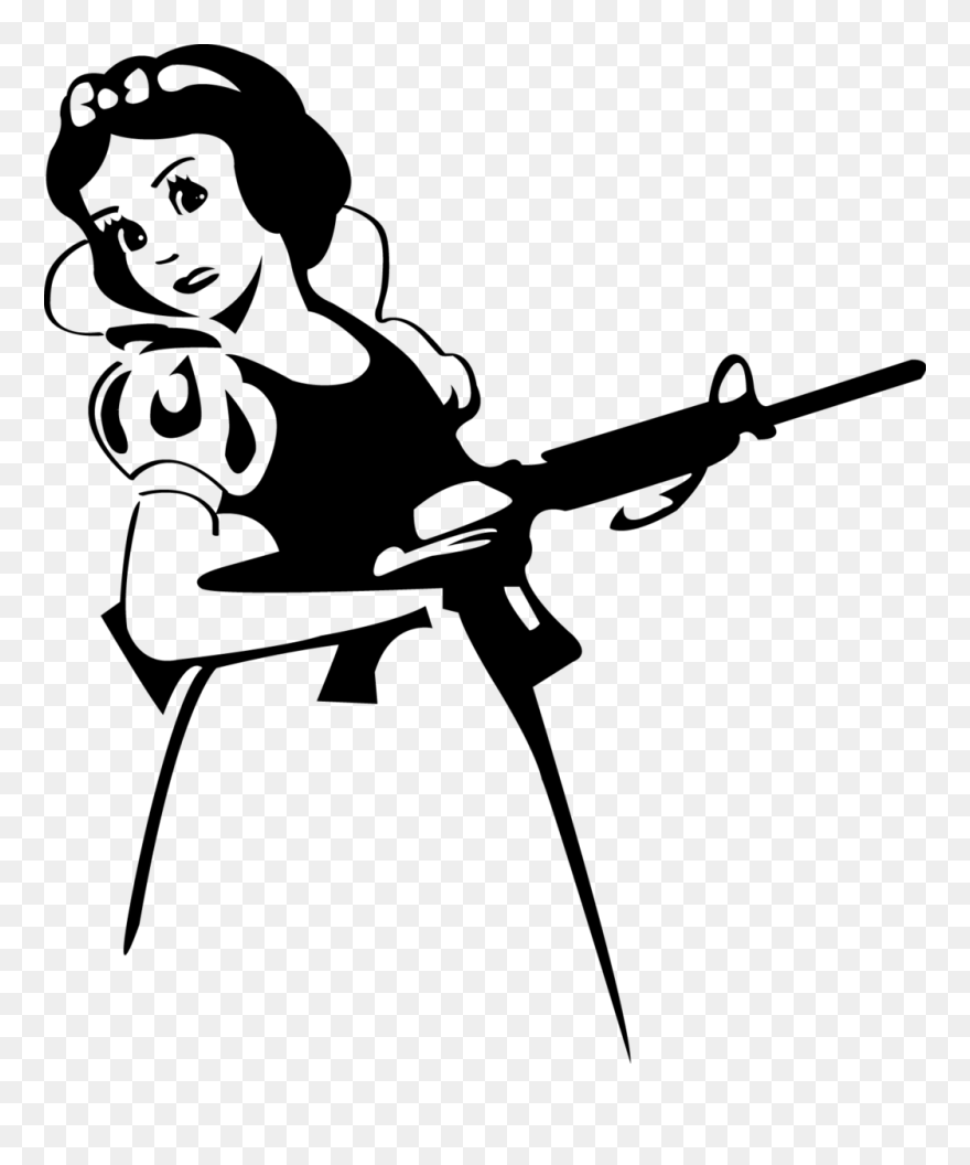Macbook Pro Macbook Air Snow White Laptop - Snow White Holding Gun Clipart