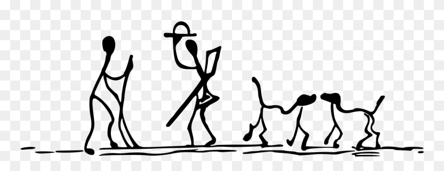 Dog Stick Stick Figure Png - Stick Figure Clipart