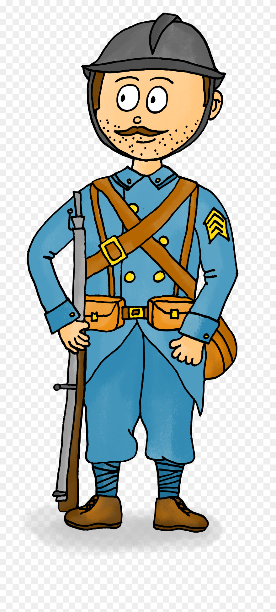 Creative Clipart Dessiner - Premiere Guerre Mondiale Cp - Png Download