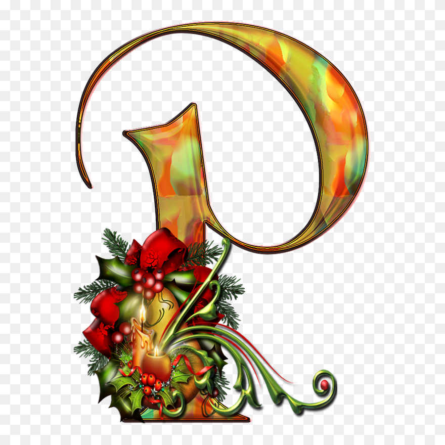 Alphabet De Noel Abecedarios - Alphabet De Noel Png Clipart