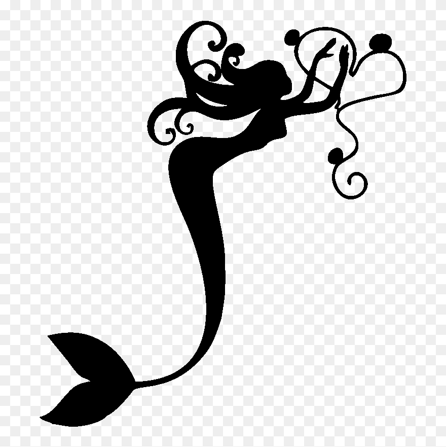 Amazon Mermaid Wall Stickers Clipart