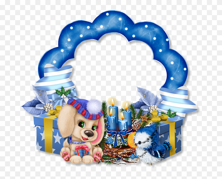 Tubes Cadres,png Noel - Cartoon Clipart