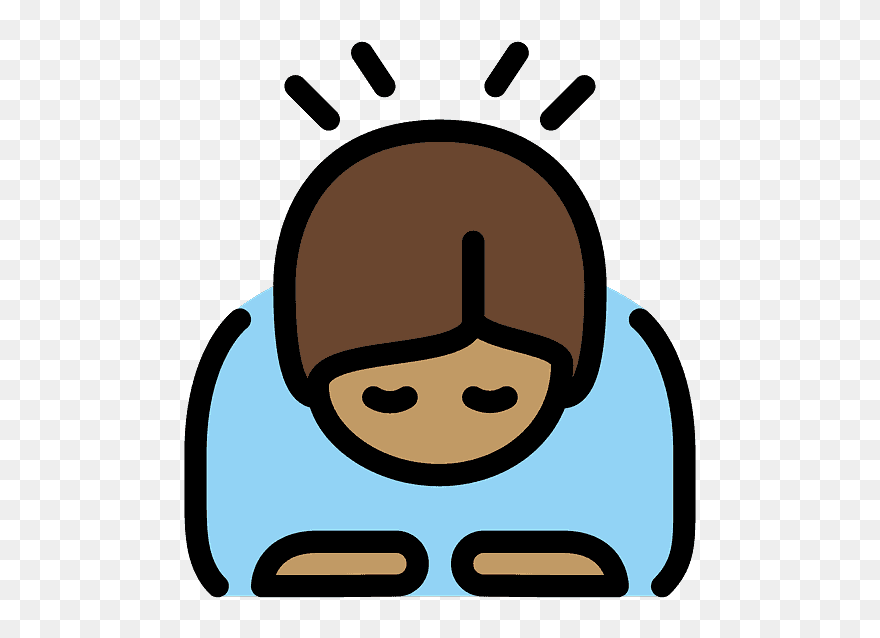 Sich Verbeugende Frau Clipart - Bowing - Png Download