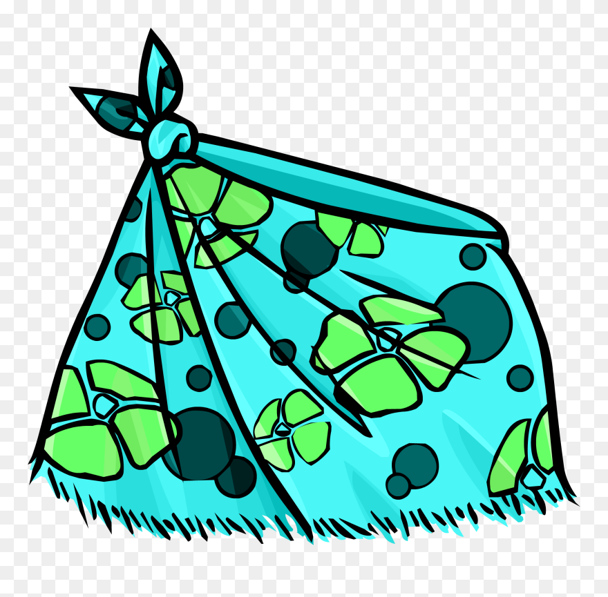 Club Penguin Wiki - Sarong Clip Art - Png Download