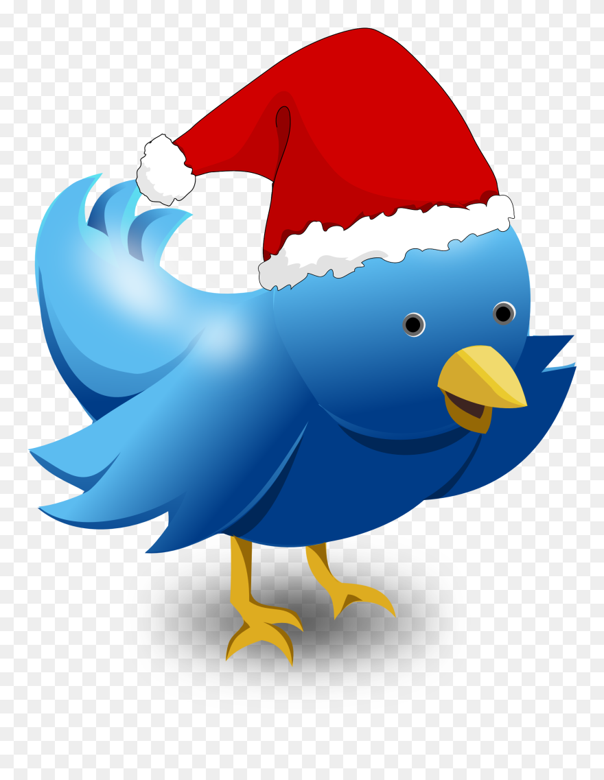 Spatz Weihnachten - Transparent Background Png Twitter Clipart