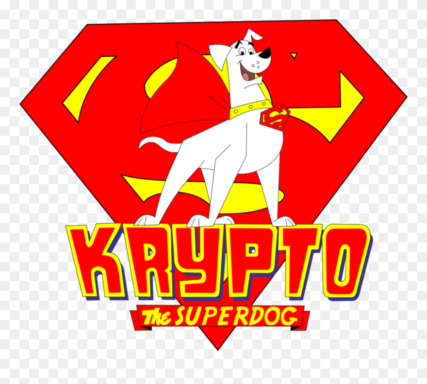 Krypto The Superdog Tv Show Logo By - Krypto The Superdog Logo Clipart