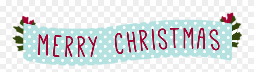 Merry Christmas Banner Png Clipart