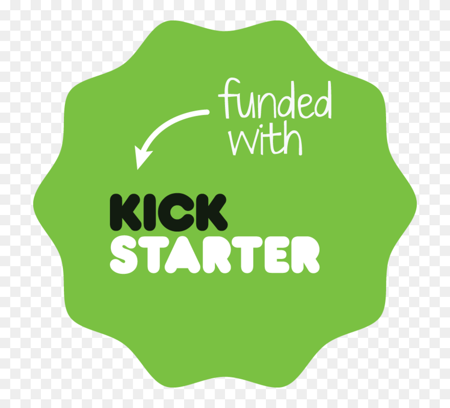 Transparent Funded With Kickstarter Clipart