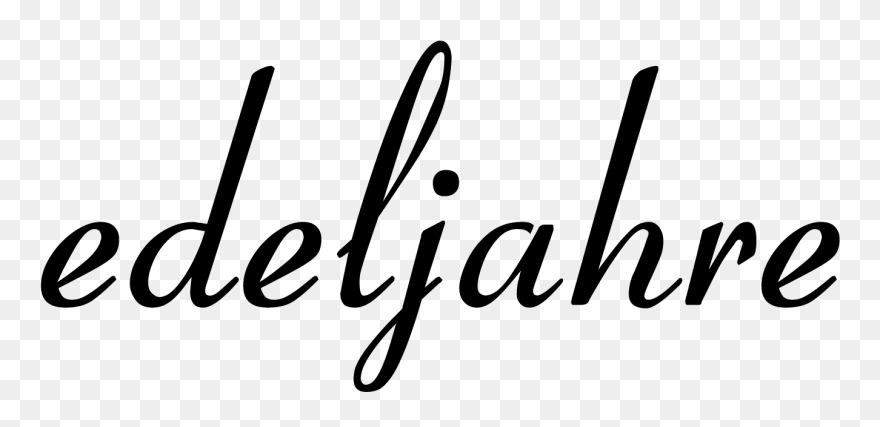 Edeljahre Schwarz 150ppi - Calligraphy Clipart