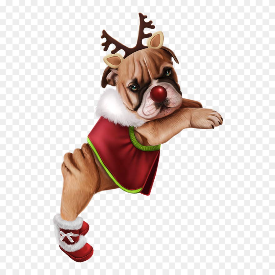 Chiens De Noel Transparent Clipart
