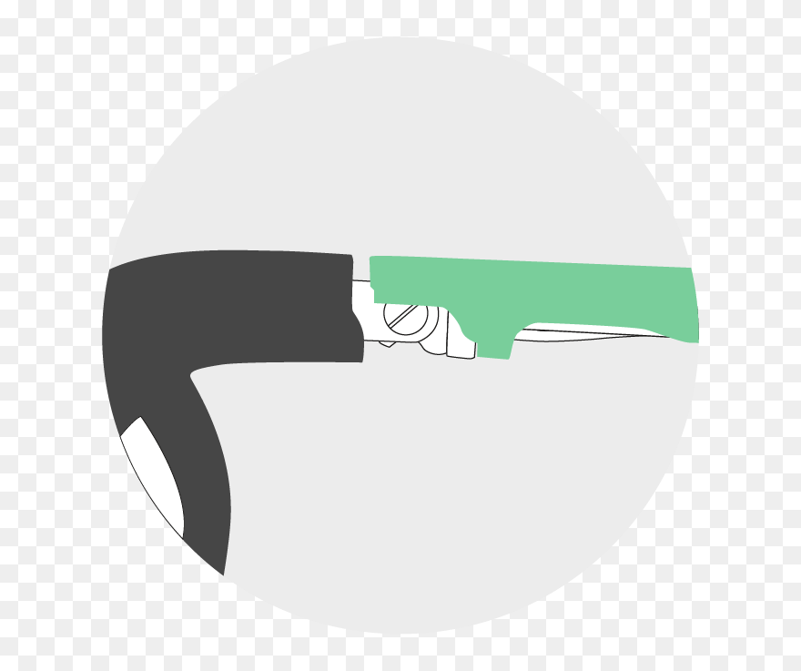 Feder Eindrücken Und Bügel Abziehen - Circle Clipart