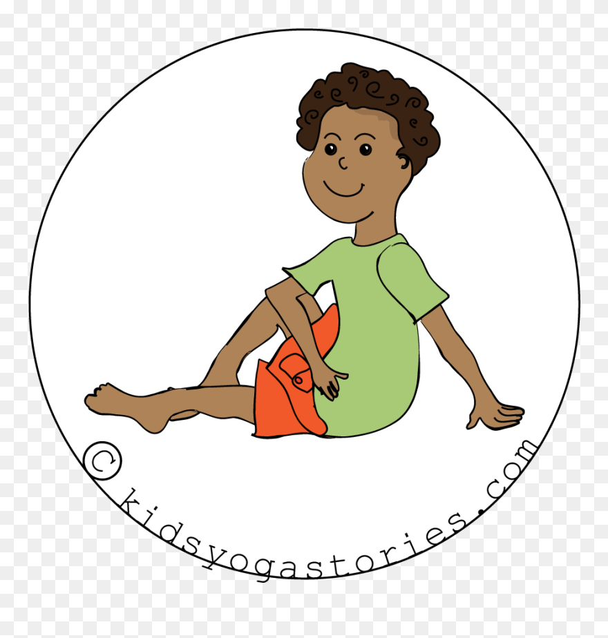 Puppy Pose Kids Yoga Clipart