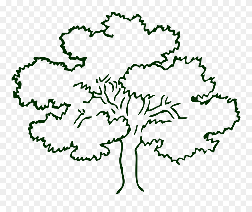 Transparent Tree Clipart Black And White Png
