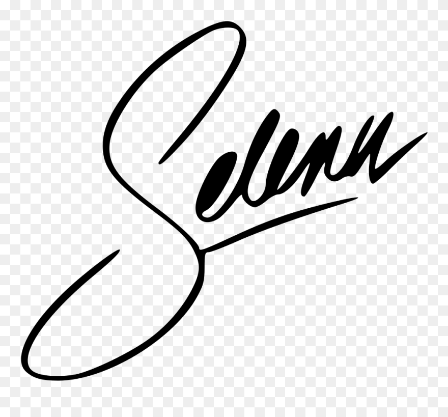 Selena Quintanilla Name Logo Clipart
