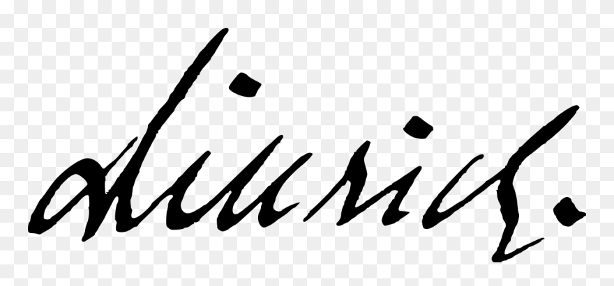 Josef Dietrich Signature Clipart
