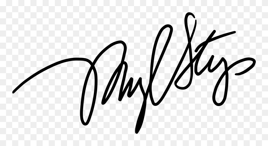 Meryl Streep Signature Clipart
