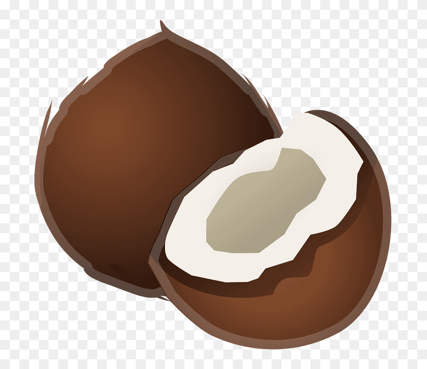 Coconut Emoji Clipart - Coconut Icon - Png Download