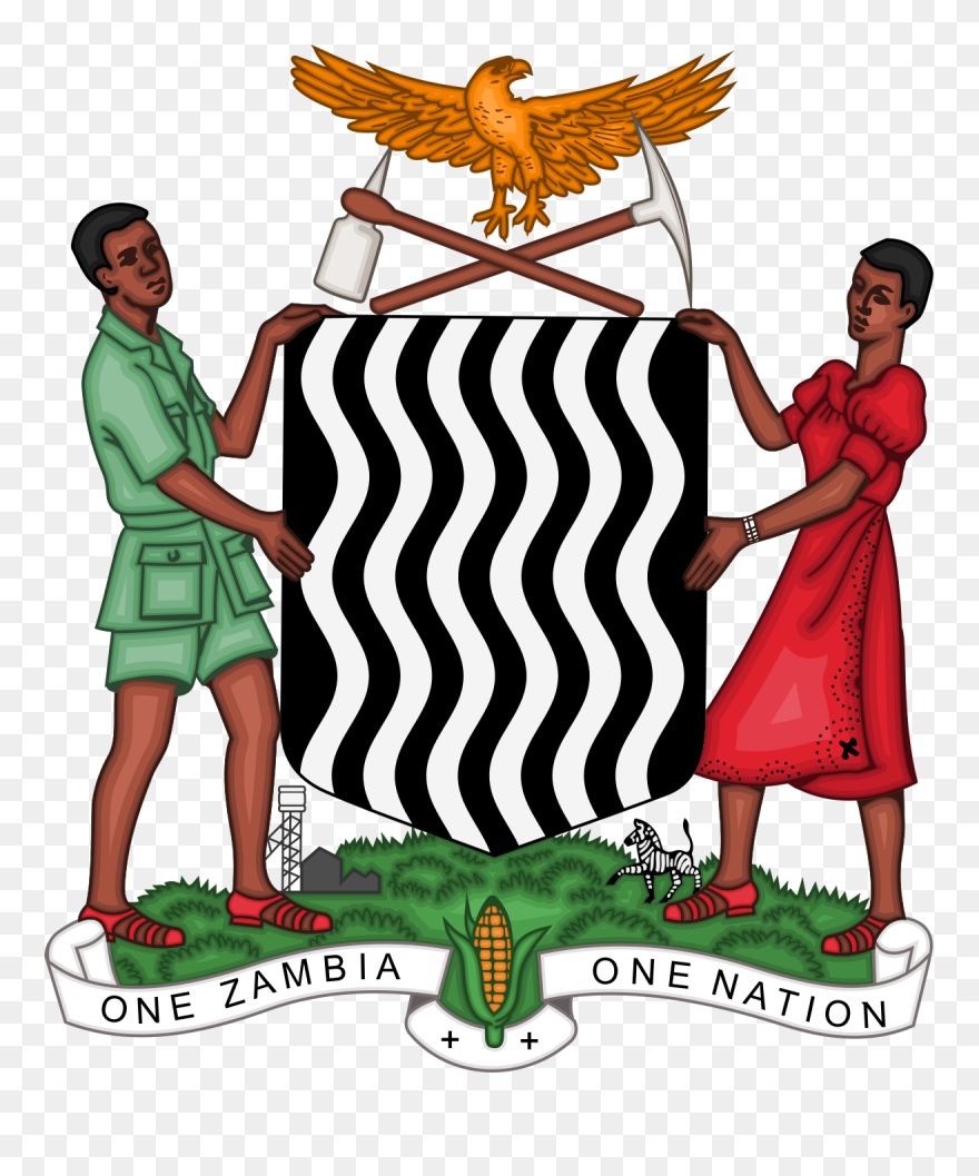 Legal Clipart Chief Legislator - Coat Of Arms Zambia - Png Download