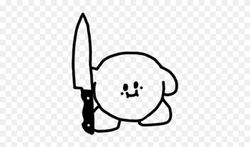 Kirby Angry Drawing Clipart