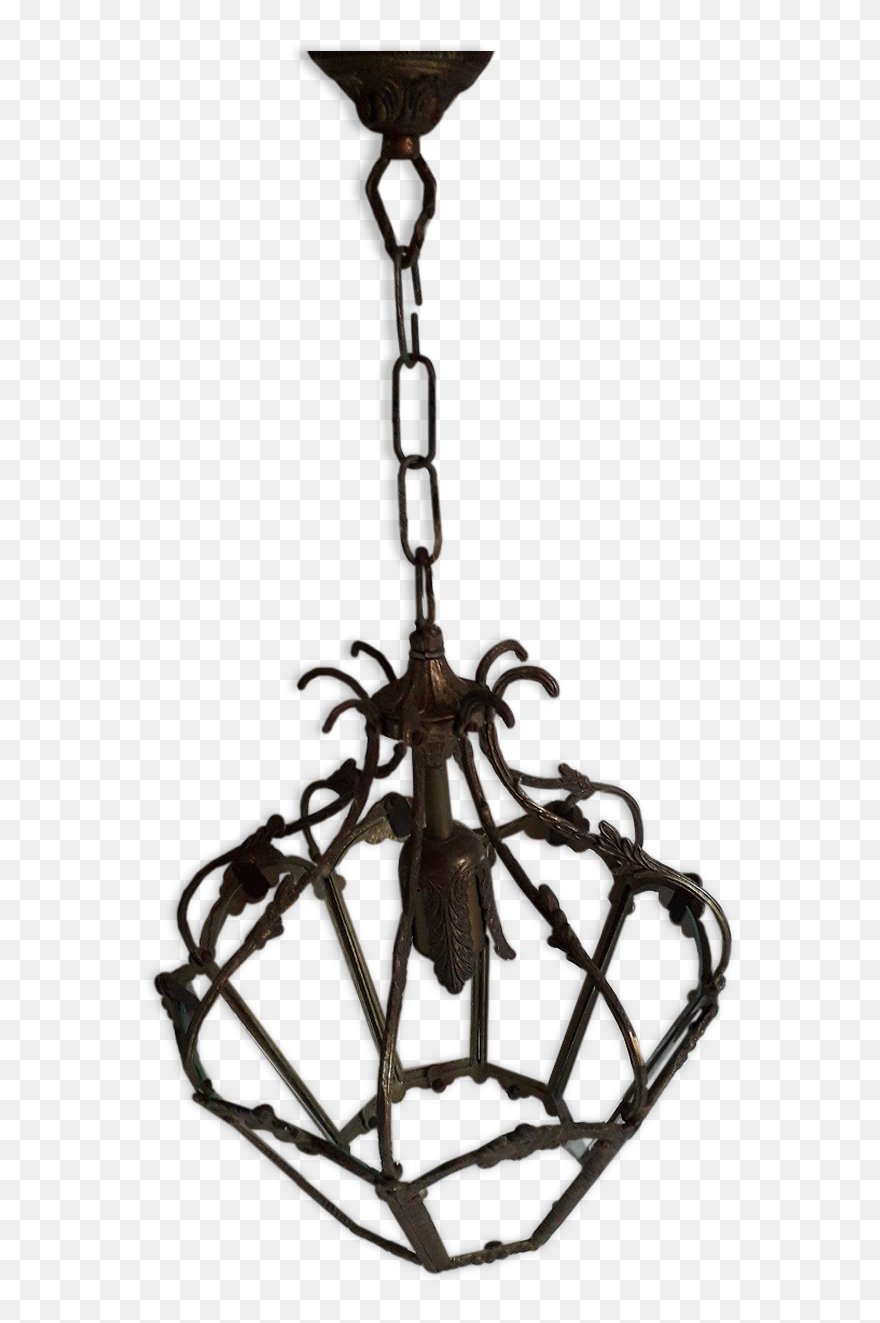 Gold Metal And Glass Faced Chandelier"
 Src="https - Illustration Clipart