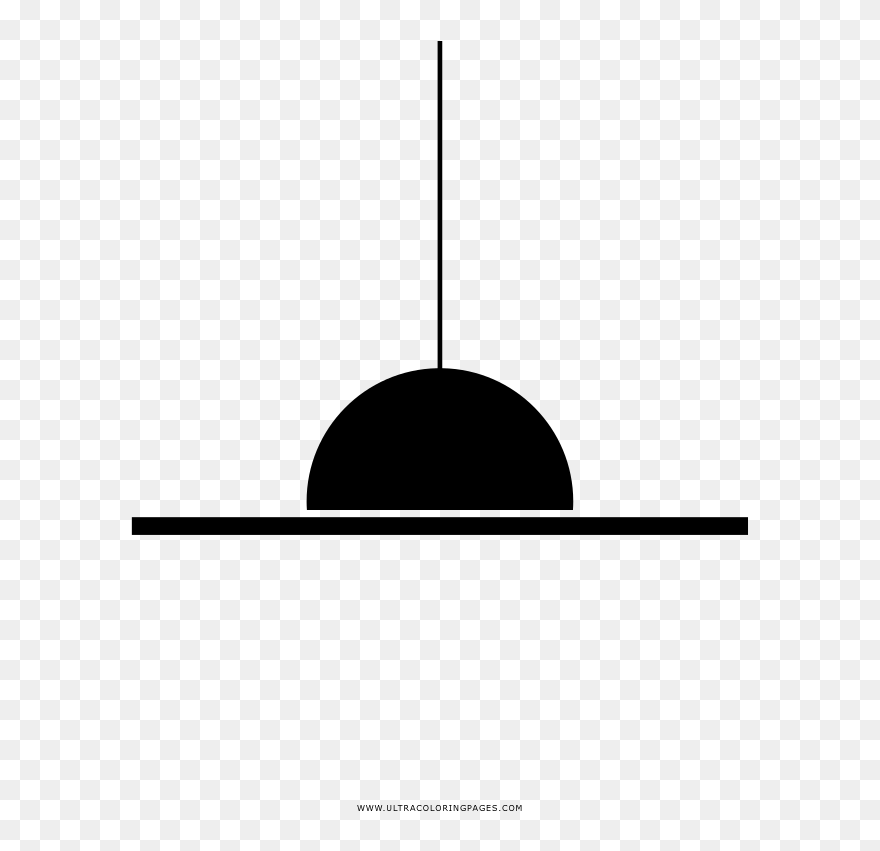 Chandelier Coloring Page - Sphere Clipart