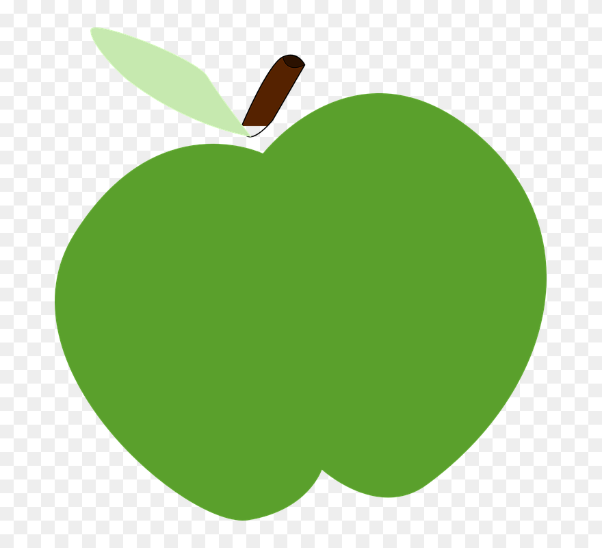 Green Apple Graphic Clipart
