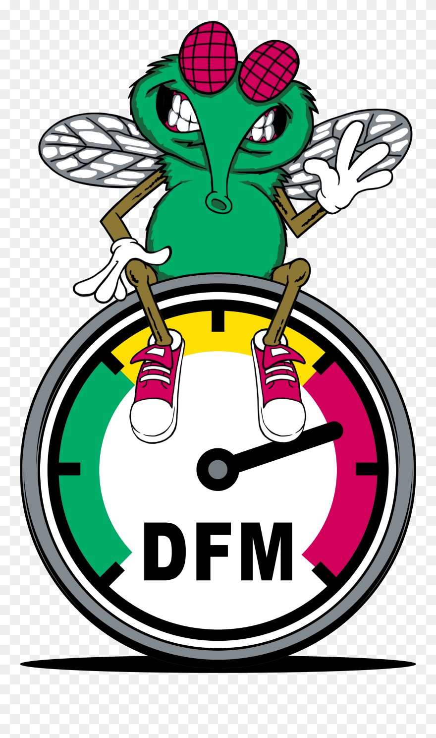 Dfm, Damn Fly Meter, How Bad Are The Flies At The Beach - Cartoon Clipart