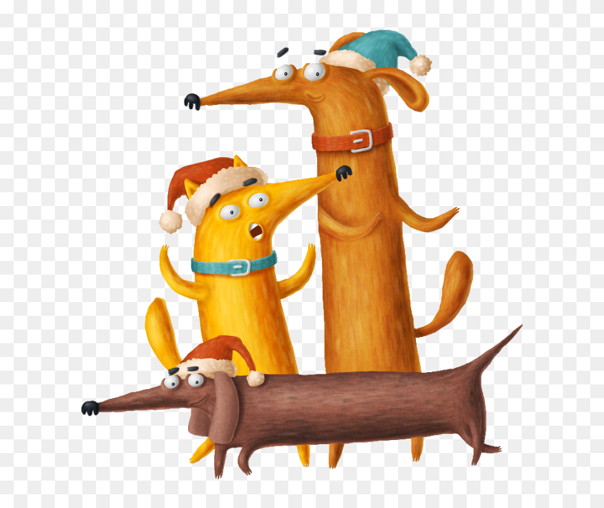 Tubes Animaux,psp,tube Noel - Cartoon Clipart