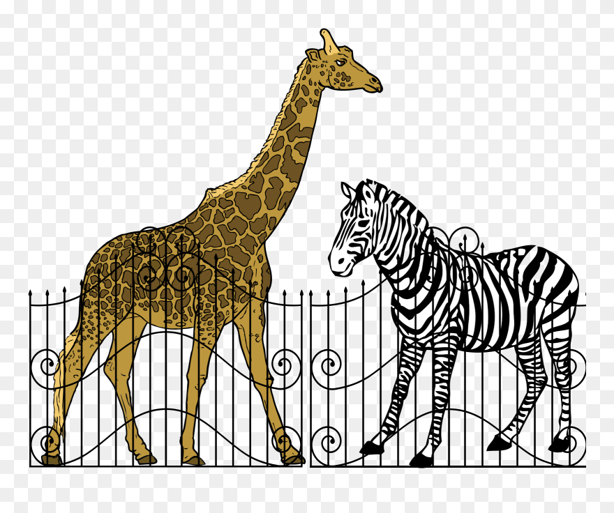 Clip Art Black And White Animals - Png Download