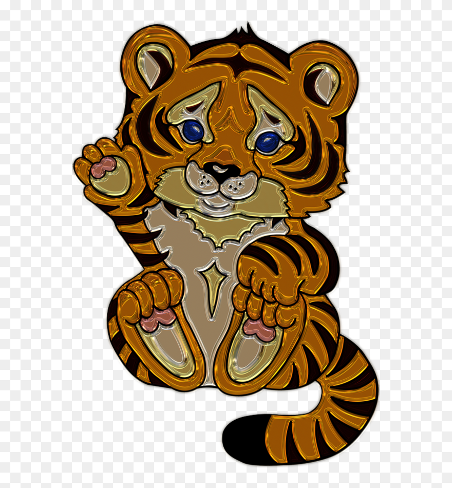 Tiger Child Clipart