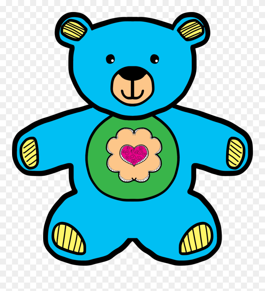 Clipart Toys Stuffed Animal - Teddy Bear Image For Drawing - Png Download