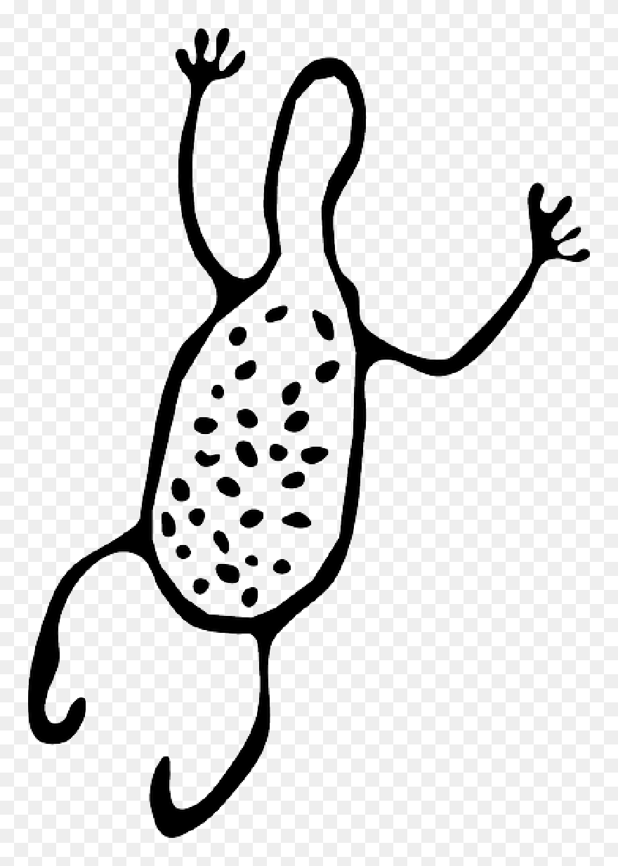 Petroglyph, Australia, Ancient, Animal, Primitive - Vector Rock Art Clipart