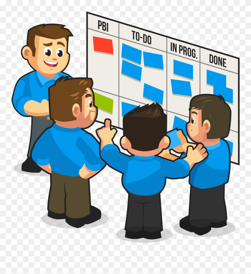 Defining The What, How, When, And Why Of A Scrum Schedule Clipart
