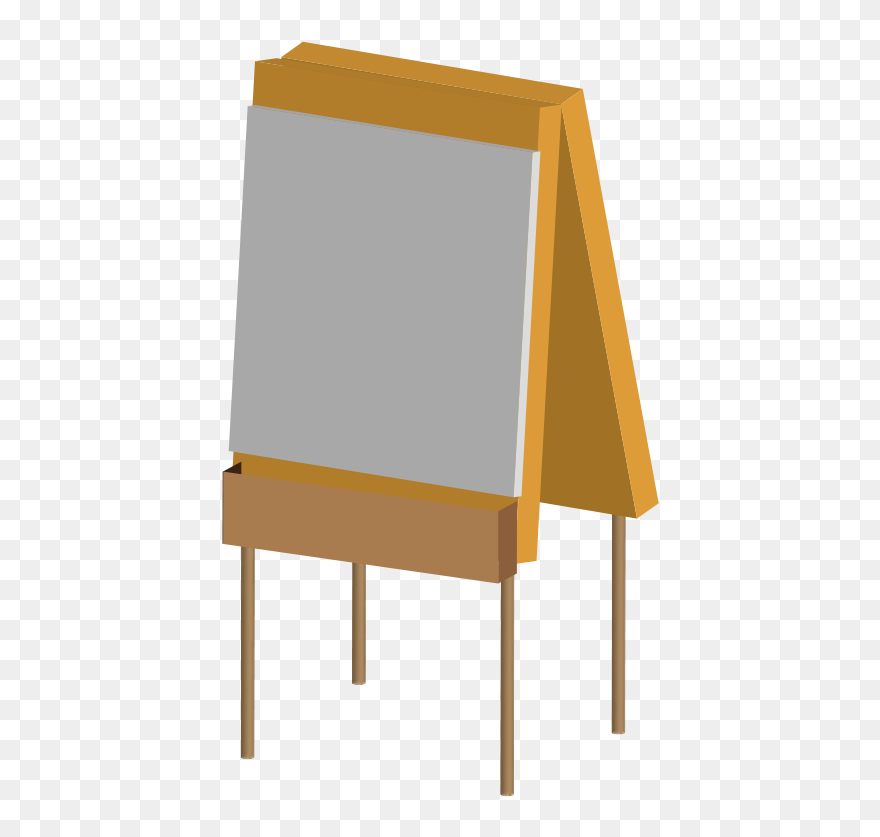 An Easel - Painting Canvas Clipart Png Transparent Png