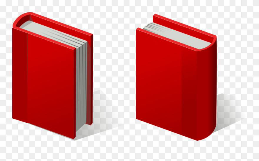 Free Book Vector, Download Free Clip Art, Free Clip - Book Red - Png Download