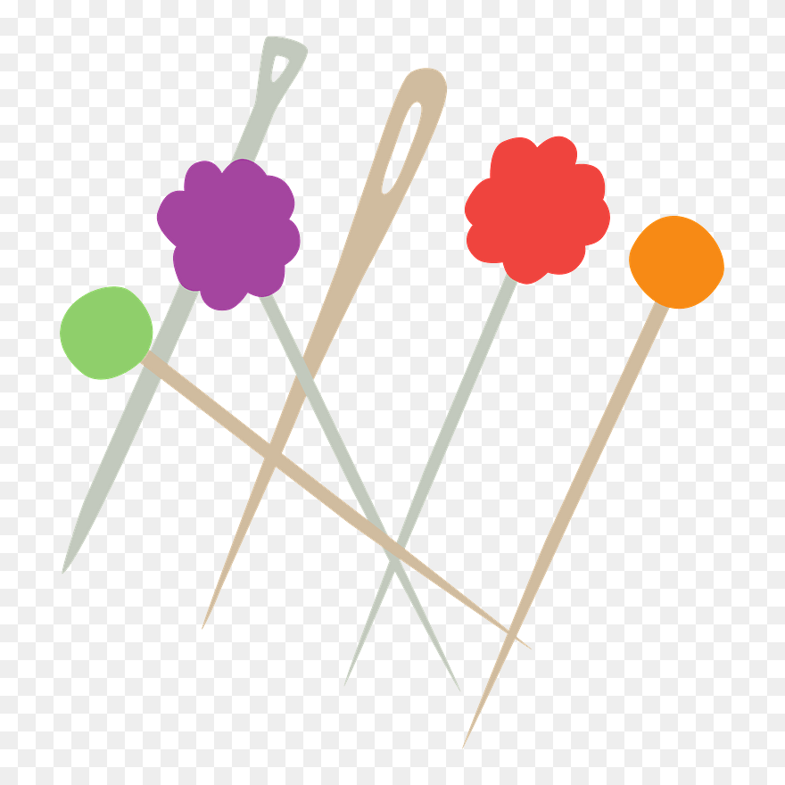 Sewing Needle Marking Pin Clipart - Png Download