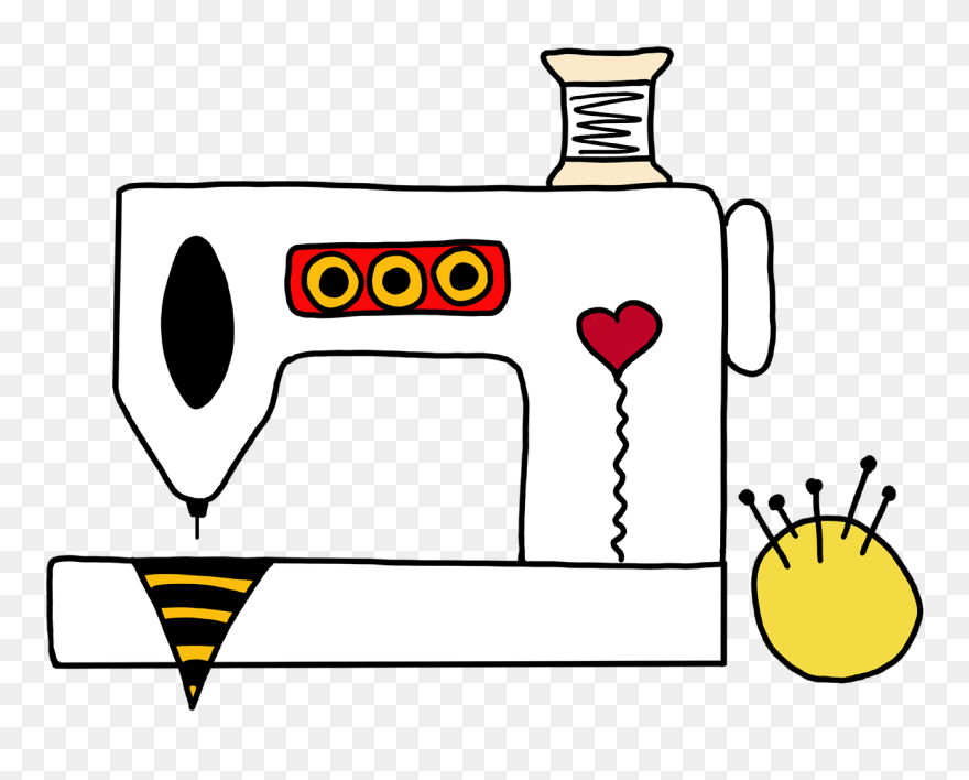 Maquina De Coser Caricatura Clipart
