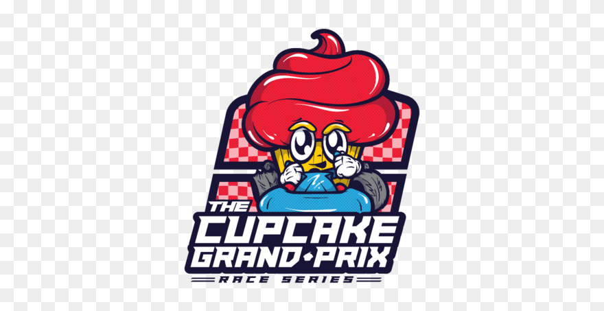 The Cupcake Grand Prix - Cartoon Clipart
