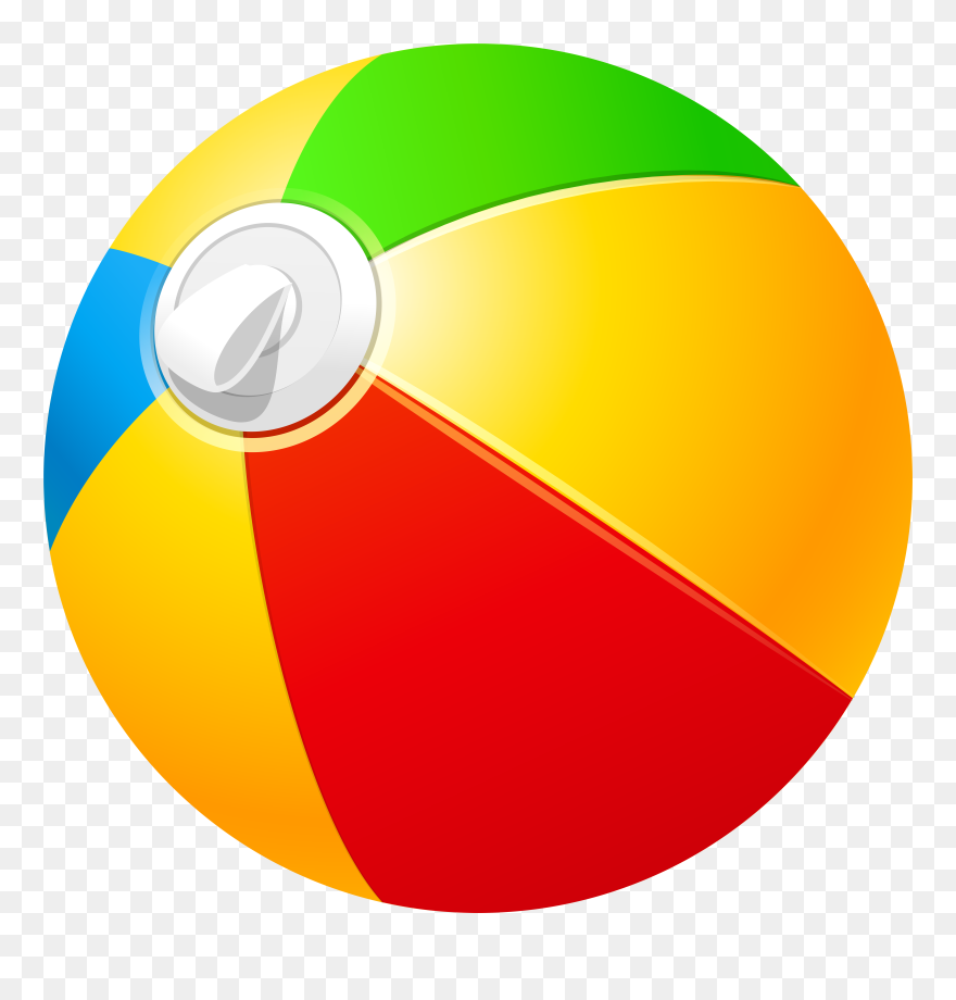 Beach Ball Clip Art - Png Download