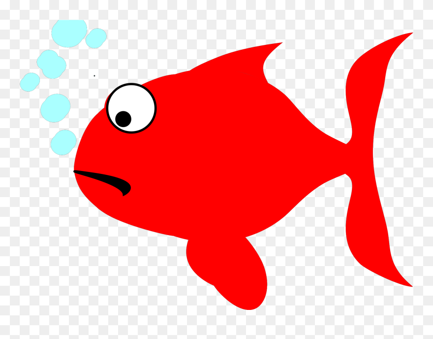 Red Fish Blue Fish Clipart - Png Download