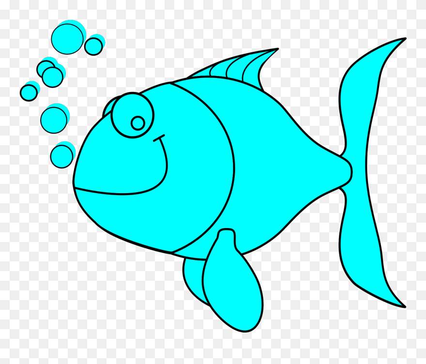 Clipart Transparent Background Fish - Png Download