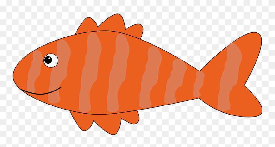 Seafood Clipart Animated - Cartoon Fish - Png Download
