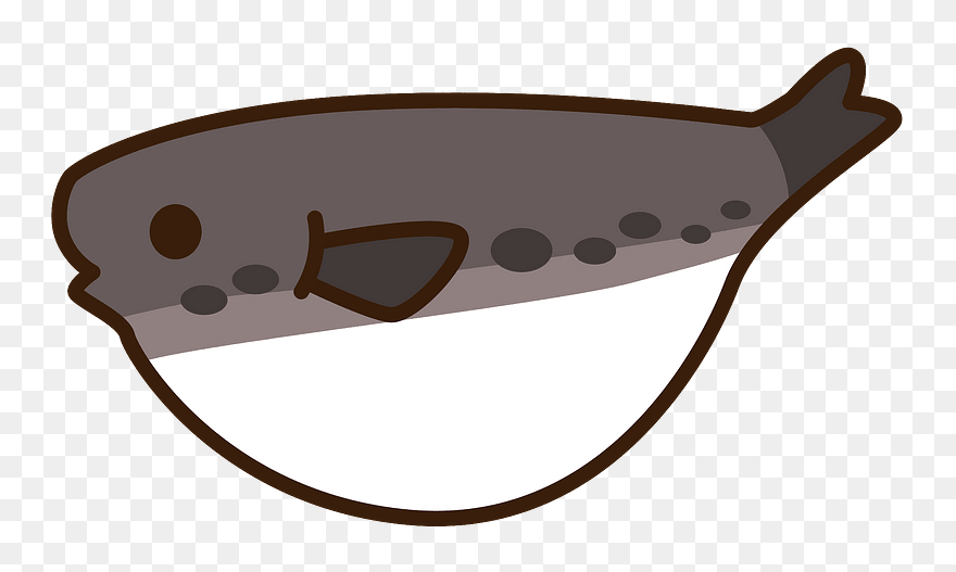 Japanese Pufferfish Fish Clipart - Whale - Png Download