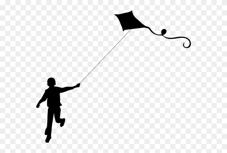 Kite Flying Clip Art - Png Download